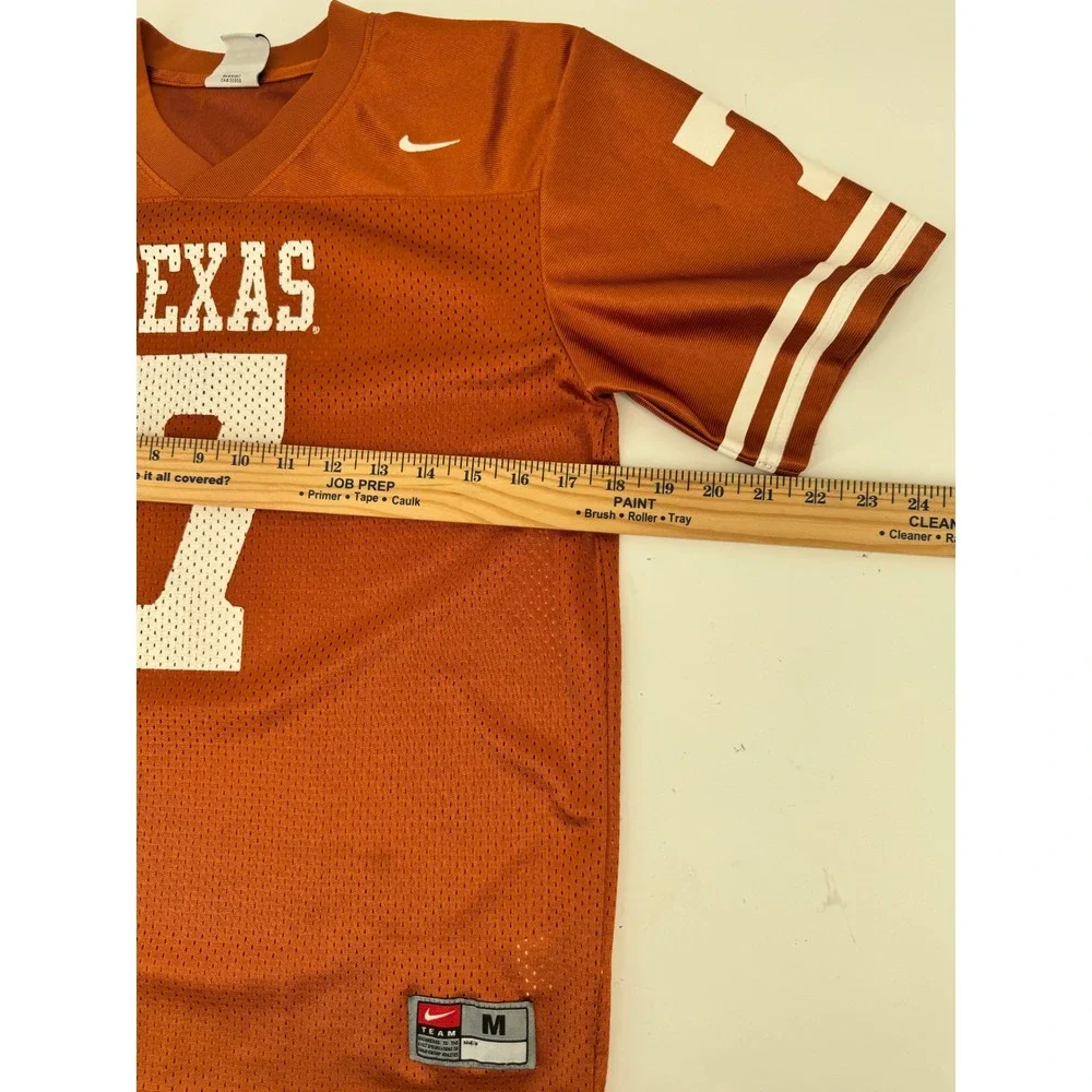Nike Texas Longhorns Football Jersey Womens Small Youth M Orange #7 Mesh‎